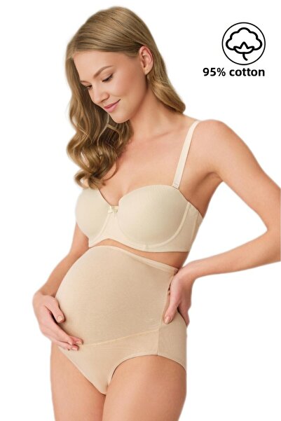 LİRONA 3 db-os csomag LIRONA 23582 teljesen passzoló női pamut lycra puha kismama magas derekú bato bugyi