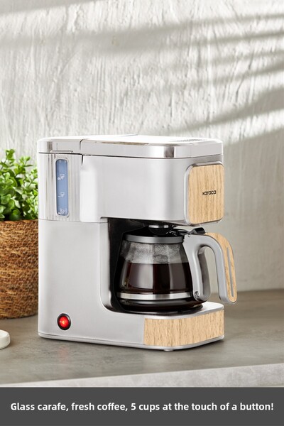 Karaca Just Coffee Aroma 2 in 1 Filter - Coffee and Tea Brewing Wood Craft Machine