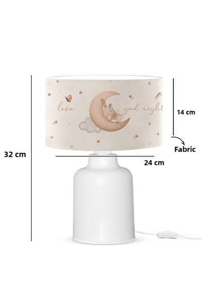 HOMİNG Lampshade Cute Homeing Children's Room - Sleeping Bunny 241440