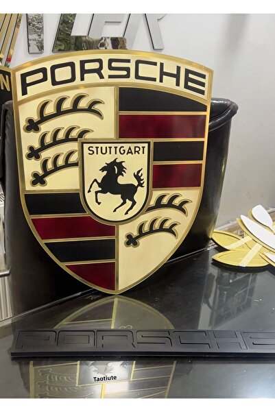 EHA LAZER ديكورات الحائط - شعارات السيارات - بورش