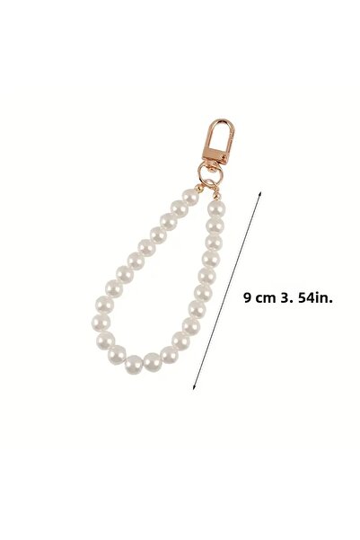 Siriderya Pearl Keychain Bag Ornament Stylish Design Gift Bag Ornament