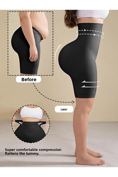 Sh Mağazacılık Κορσέ σορτς με κορσέ για απόκρυψη κοιλιάς, μέσης, μηρών, γοφών...