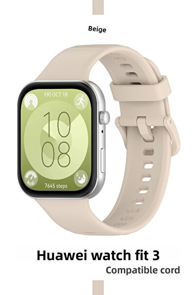 CONOCER Huawei Watch Fit 3 - Fit 4 Band Sport Soft Silicone Band