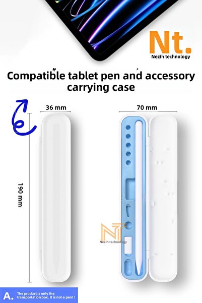 Nezih Case صندوق حمل قلم رصاص 1 / 2 متوافق مع USB C / pro / Huawei / Honor وج...