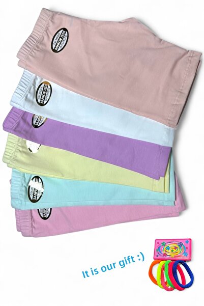 Kossiga Leggings scurti din bumbac pentru fete, fustă sub genunchi, 3 piese D...