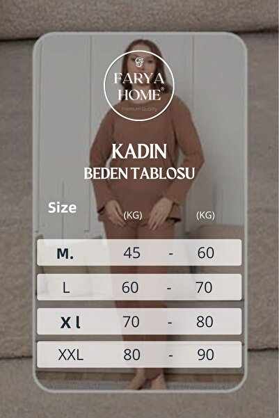 Farya Home Cotton Thick Winter Interlock Striped Long Sleeve Knitted Pajama Set