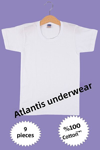 Berrak Boy's 100% Cotton Undershirt 6-Piece Undershirt