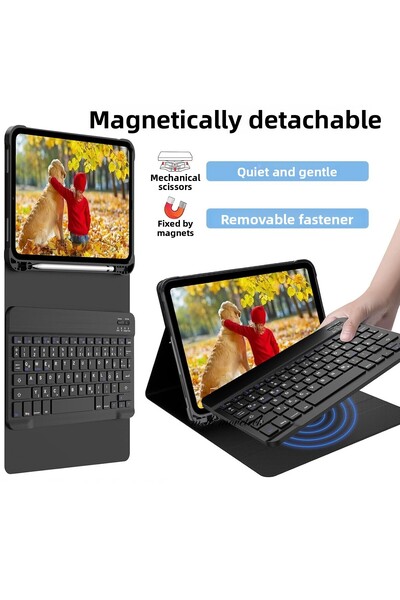 m.tk moveteck iPad 10. Generation & 11 A16 2025 Compatible Keyboard Case Wireless Bluetooth Pen
