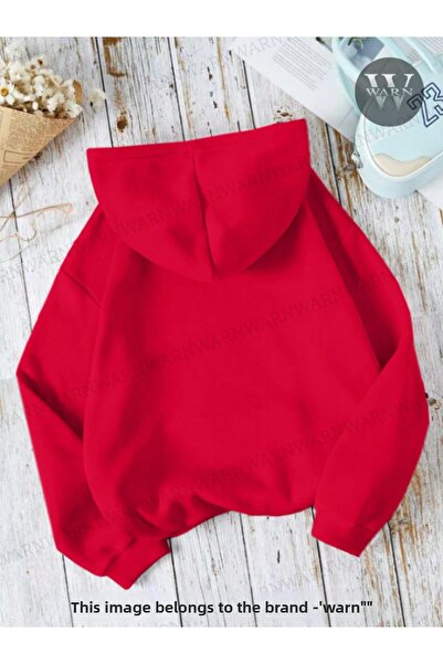 warn 3 szálas színes kapucnis oversize pulóver téli uniszex pamut vastagított