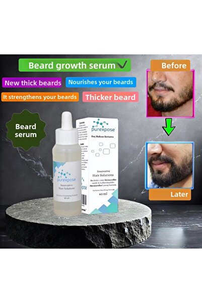 Purexpose مصل العناية باللحية والشارب - قطعة واحدة