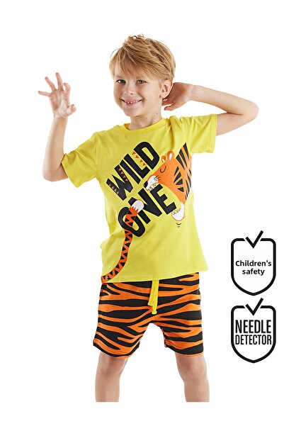 Denokids Wild One Boy's T-shirt Shorts Set