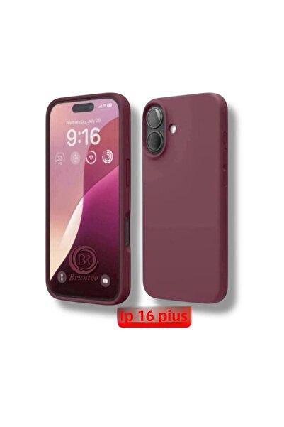 Bruntoo BR حافظة إطلاق متوافقة مع هاتف Apple iPhone 16 Plus، غطاء سيليكون نسا...