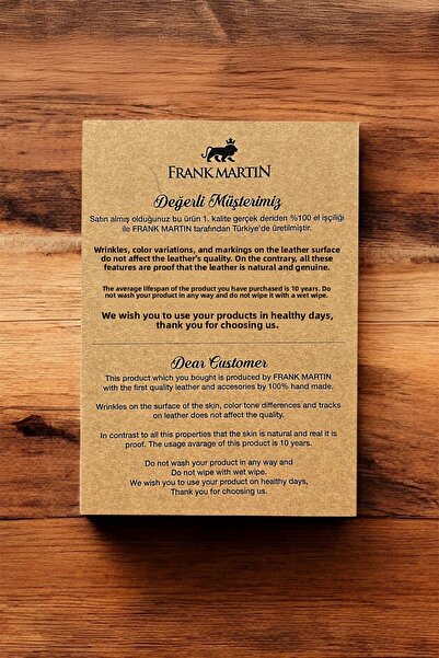 Frank Martin Valencia Original Genuine Leather Black Wallet