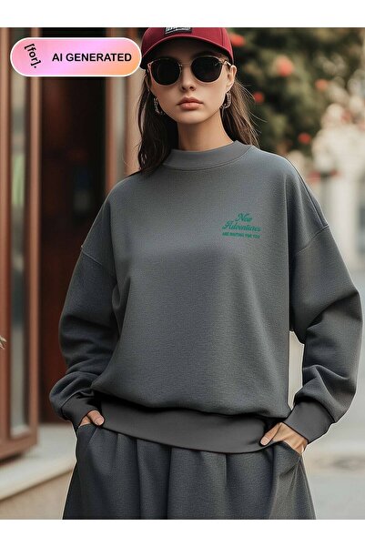 Benin Elastic Waist Knitted Skirt - Gray Melange -