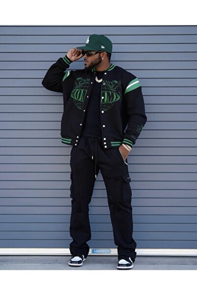 NEWLAKER Unisex oversize limitovaná edice bundy Homme Bomber College