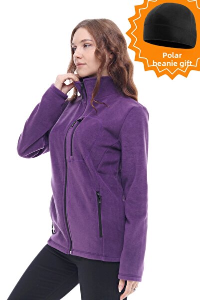 GHASSY CO. Γυναικείο φλις μπουφάν με φερμουάρ