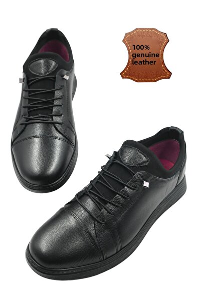 nazenintasarımlar MEN'S INNER OUTDOOR GENUINE NUBUCK AND SKIN LEATHER ULTRA COMFORTABLE FULL ORTHOPEDIC DAILY SHOES