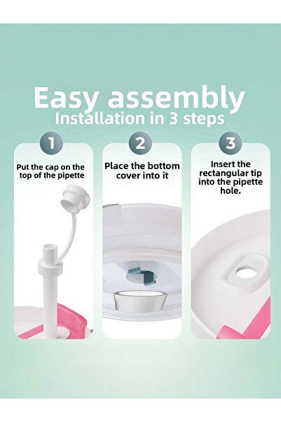 Stanley Quencher 1,18 Straw Thermos Compatible 1 Set 3 Piece Leakproof Set Accessory