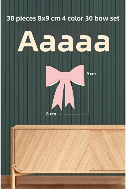 neşeli günlerim Σετ Φιόγκος 3D Μικρό Μέγεθος 30 Τεμάχια 9 cm Χρώμα * Χοντρό Χ...