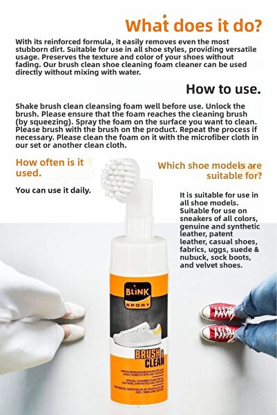 Blink العناية بالأحذية - تنظيف الأحذية