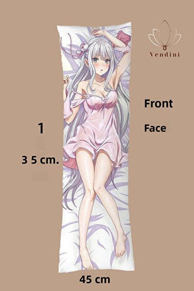 Vendini غطاء وسادة أنيمي داكيماكورا الرائع مطبوع على الوجهين