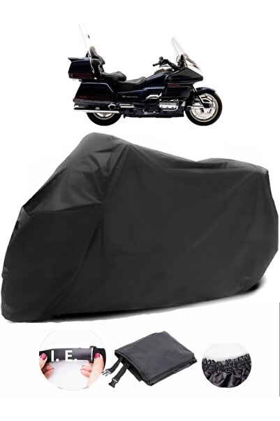 AutoEN Honda Goldwing GL 1500 SE أسود للدراجات النارية من القماش المشمع المقاوم للماء