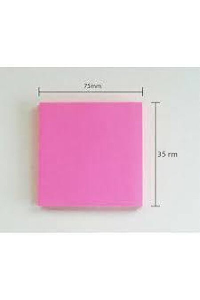 INFO NOTES 75X75 mm Adhesive Note Paper Bright Pink 80Y