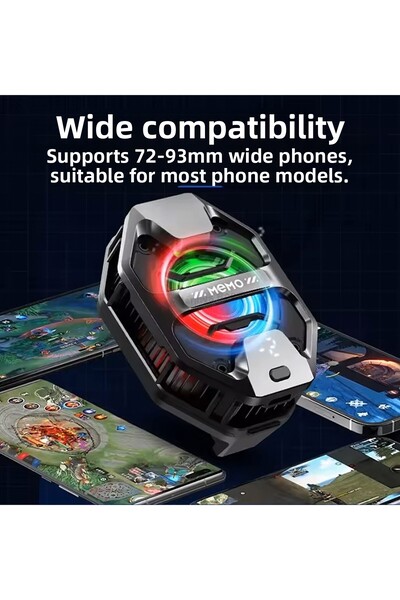 Memo Dl20 Ai Semiconductor Freezer Back Clip Cooling Radiator for iPhone Android Pubg Game Cooler