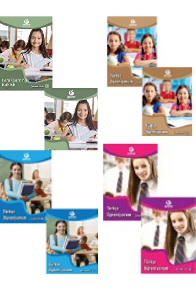 Yunus Emre Enstitüsü تعلم اللغة التركية 1-2-3-4 مجموعة البدلة