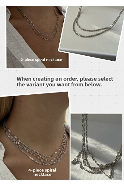 KİLİGİSTANBUL Multiple Twist Necklace