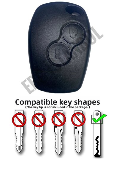 EBG İSTANBUL Carcasa telecomandă Renault Dacia Kangoo Clio Trafic