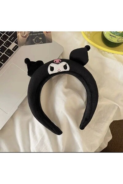 Meyra Accessories Kawaii Sanrio Head Kuromi Anime Kittly Plush Bandă de păr Melody Crown