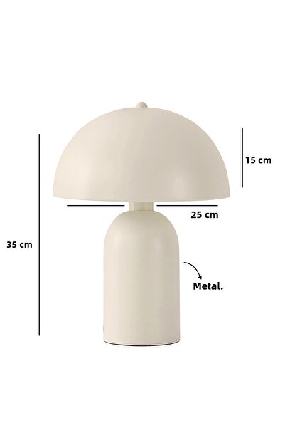 HOMİNG Roma Cream Table Lamp Lampshade 241882