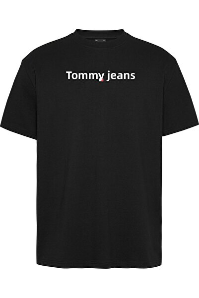 Tommy Hilfiger Th Dm0Dm20744 Tjm Reg Linear Logo Tee Ext Men's Tshirt