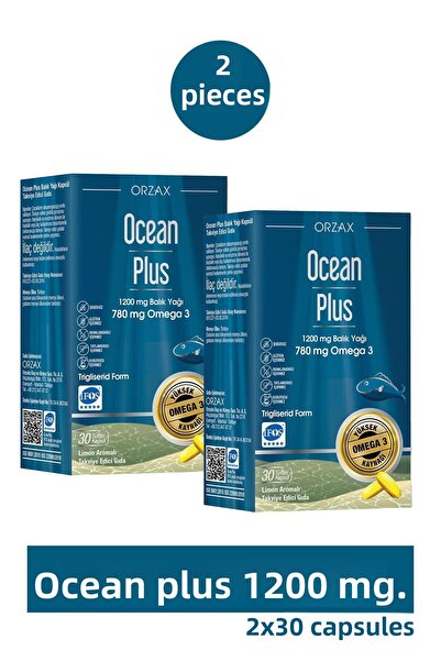 Ocean Plus 1200 Mg 30 Capsules 2 Pieces