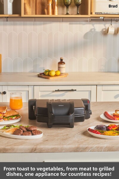 Karaca Future Essential Toaster Matte Black 1800 W 4 Slice Capacity