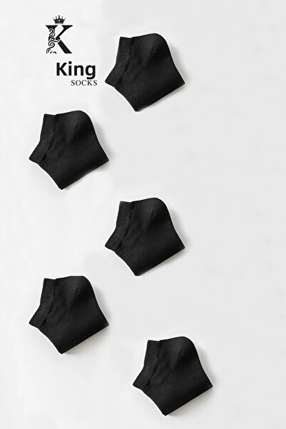 KRAL SOCKS Жени - мъже (10 ЧИФТА) Икономични чорапи с обикновен модел с дължина до глезена