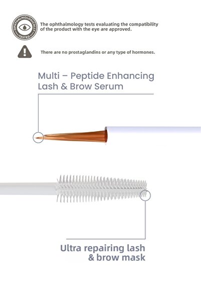 Cosmogenesis Labs مجموعة العناية بالحواجب والرموش النباتية