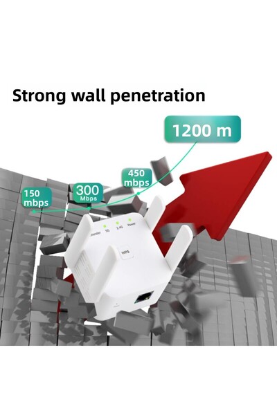 Choice1 جهاز توجيه موسع إشارة واي فاي لاسلكي 2.4 جيجاهرتز/5 جيجاهرتز بمقبس الولايات المتحدة بسرعة 1200 ميجابت في الثانية