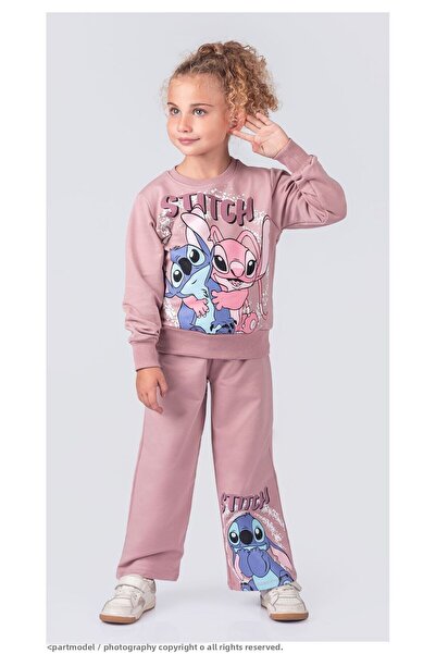 LİLLYPİCCA Set de 2 bucăți pentru fete, hanorac cu modele și pantaloni largi ...