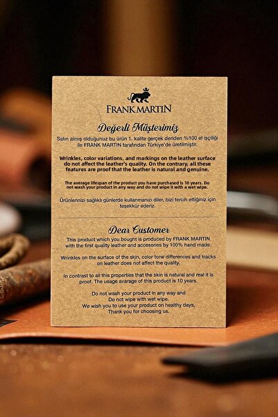 Frank Martin Doha Special Boxed Men's Genuine Leather Wallet and Belt Gift Set