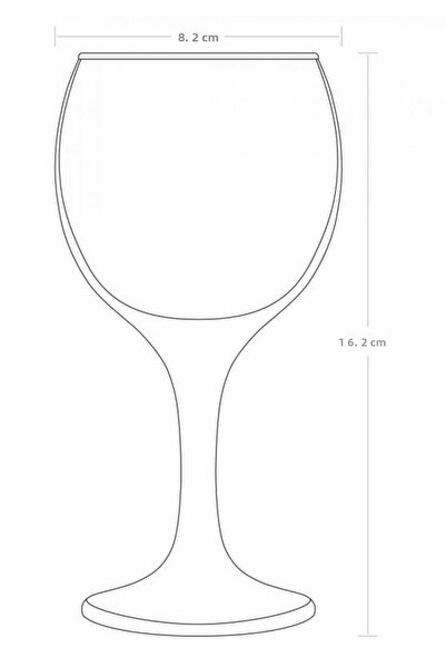 Paşabahçe 44411 Bistro Glass Set of 12, 290Cc