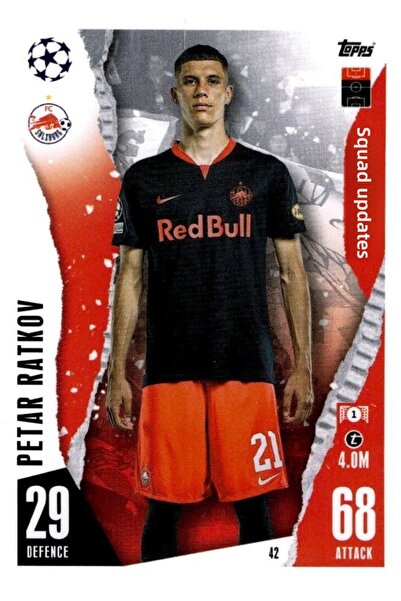 Topps تحديث فريق بيتر راتكوف لمباريات ماتش أتكس إكسترا 2023-2024