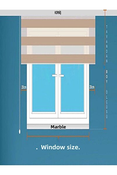 NetworkAvm White Zebra Patterned Imported Thick Sunshade Curtain Skirt - No Slice (Aluminum Case 1St) Quality)