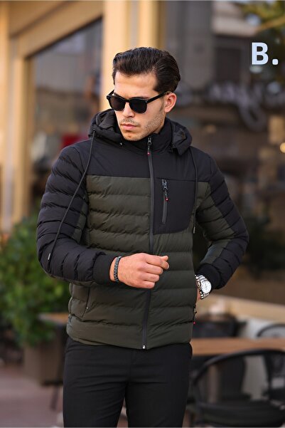 KOCCI Ανδρικό χειμωνιάτικο παλτό ανθεκτικό στο νερό και το κρύο