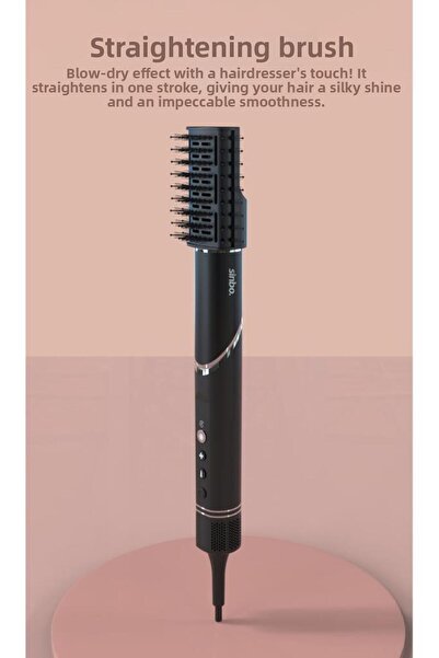 Sinbo Pro Airwrap Foldable Multistyler Air Blowing 5 in 1 Hair Styler Bldc Shd-1720 Black