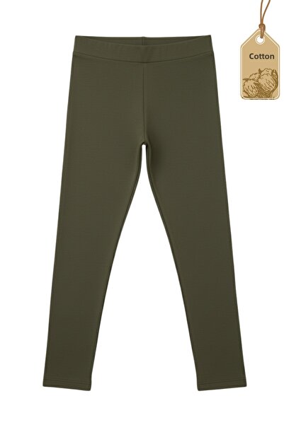 TWOO KİDS Lányok leggings - 6 darabos szett, sima, alap lycra, szezonális, hosszú pamut gyermekleggings (SET-3)