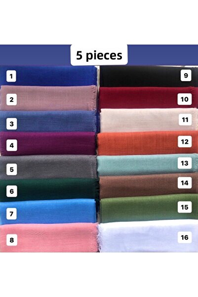 Dolce Pack of 5 Flamed Scarves - Writing Scarf for Gift and Dispensing 100x100cm
