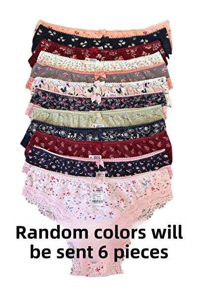 Miss Blue Moon Lace Women's Panties 6 Pieces 3500