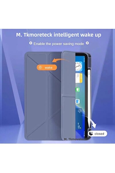 m.tk moveteck iPad 11 (A16) 2025 10Th Generation 10.9 Compatible Case Soft with Pen Compartment Smart Sleep Mode A3354 A3355